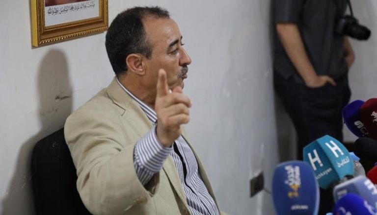 والد الطالب المغربي ابراهيم سعدون المحكوم بالإعدام في مؤتمر صحفي
