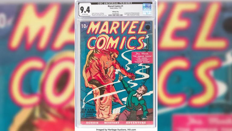 Marvel Comics #1 Action Comics #1 إصدار 8.5
