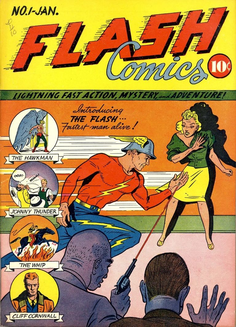 عدد Flash Comics #1 Action Comics #1 إصدار 8.5