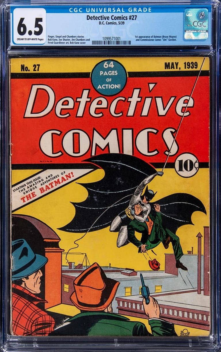 عدد Detective Comics #27 Action Comics #1 إصدار 8.5