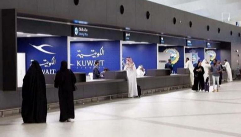 منافذ للخطوط الكويتية في مطار الكويت- أرشيف