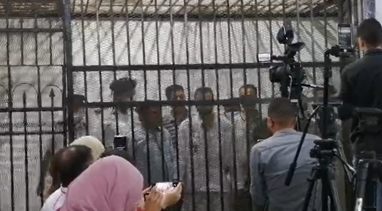 المتهم بقتل نيرة أشرف خلال أولى جلسات محاكمته