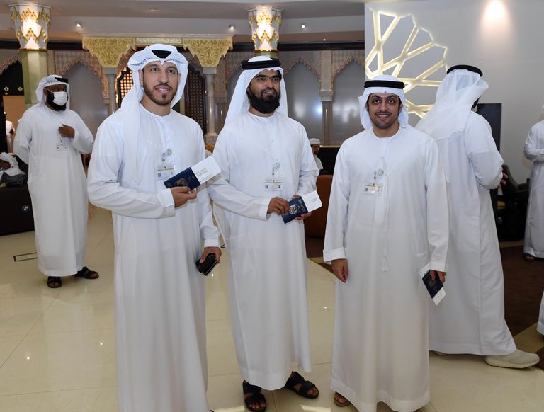 بعثة الحج الرسمية في الإمارات تغادر إلى السعودية