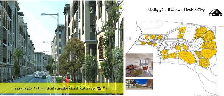 العاصمة الإدارية- وزارة الإسكان المصرية العاصمة الإدارية في مصر