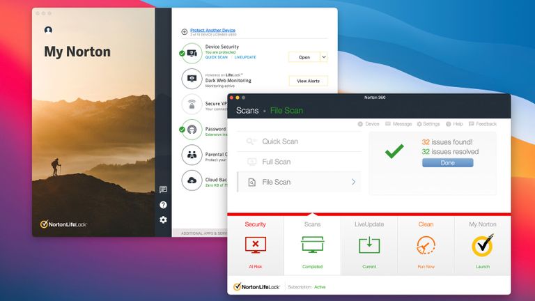 برنامج Norton 360 Deluxe برنامج Intego Mac Internet Security X9