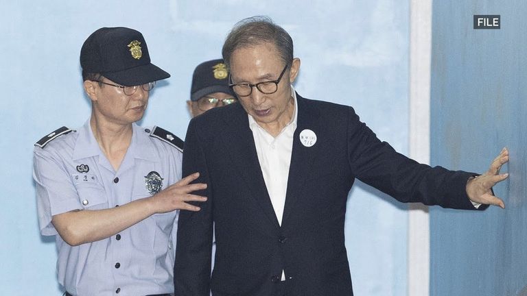  الرئيس الكوري الجنوبي الأسبق 