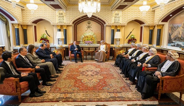 سلطان عمان السلطان هيثم بن طارق والرئيس المصري عبدالفتاح السيسي - العمانية