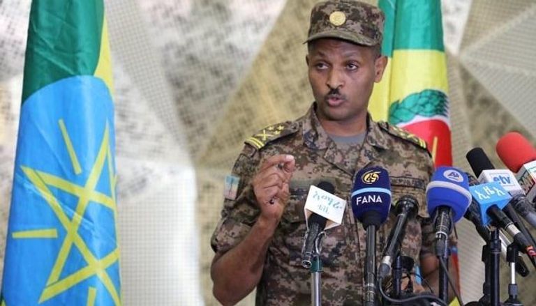 مسؤول العلاقات العامة بقوات الدفاع الإثيوبية العقيد جيتنت أدان