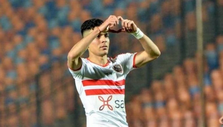 أشرف بن شرقي لاعب الزمالك المصري