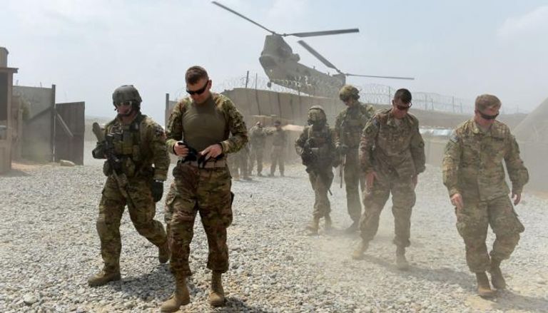 جنود أمريكيون إبان انسحابهم من أفغانستان