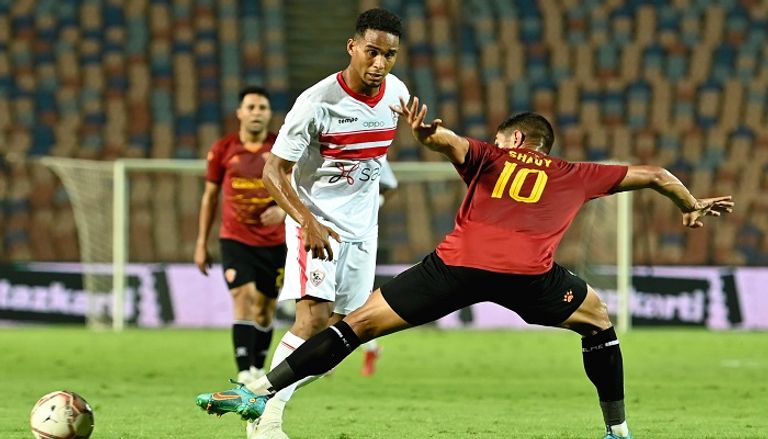 من مباراة الزمالك ضد سيراميكا كليوباترا في الدوري المصري إمام عاشور كلمة السر في انتصار الزمالك