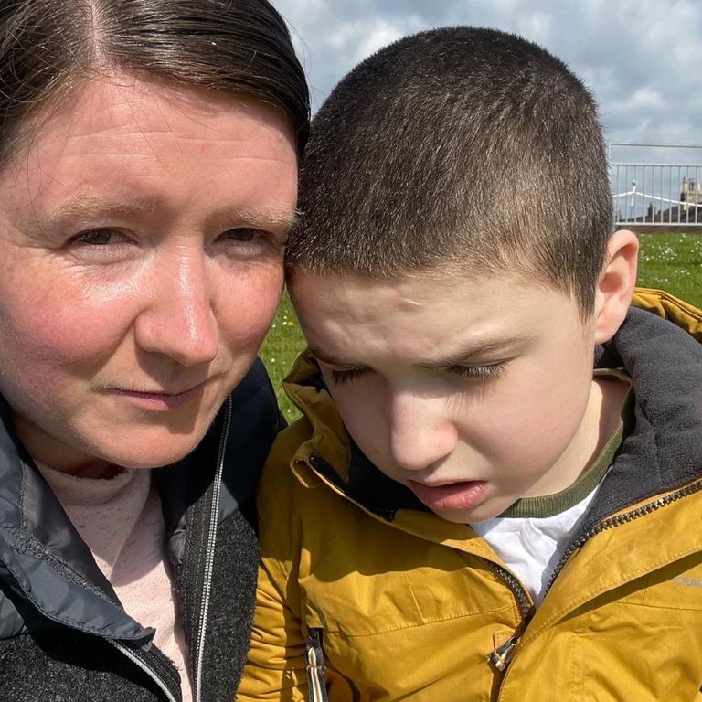 الصبي كايدن تراينور