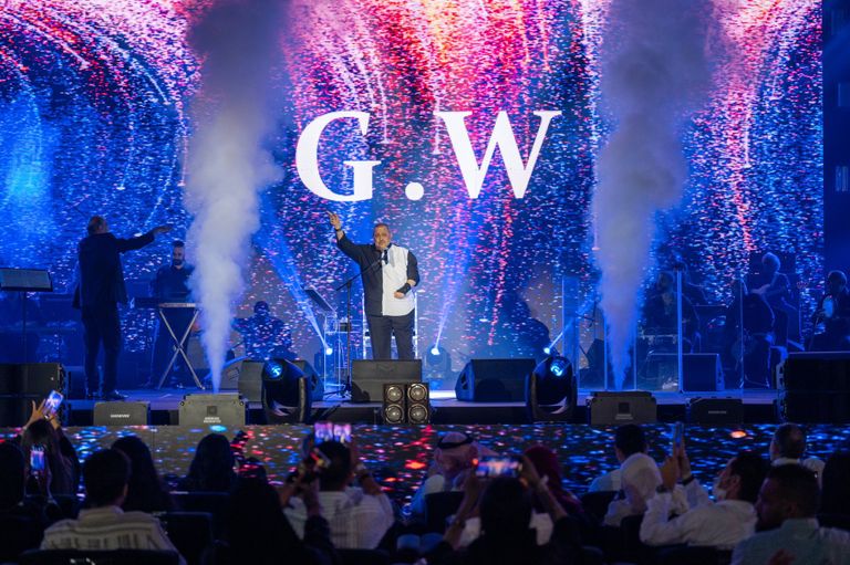 جورج وسوف في حفل موسم جدة