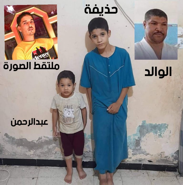 أبطال الصورة التي صنعت الحدث بالجزائر الطفل الجزائري حذيفة وملتقط الصورة