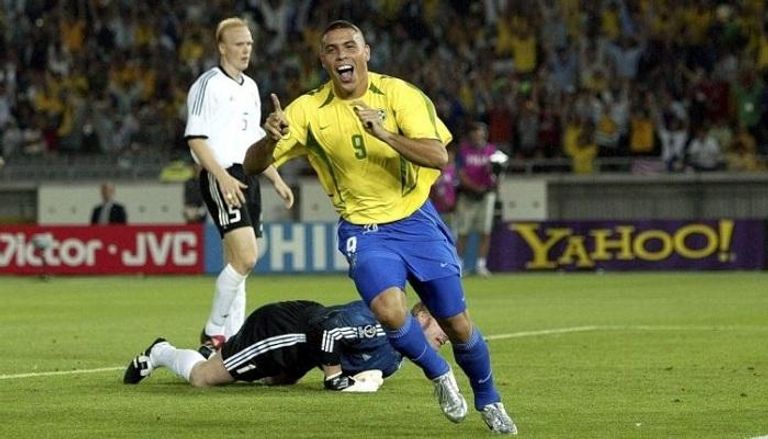 رونالدو في نهائي كأس العالم 2002 بين ألمانيا والبرازيل