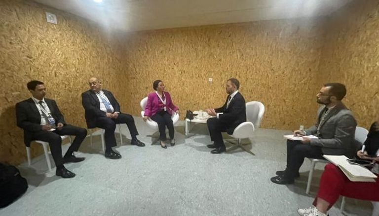 جانب من لقاء الوزيرة المصرية مع نظيرها البرتغالي