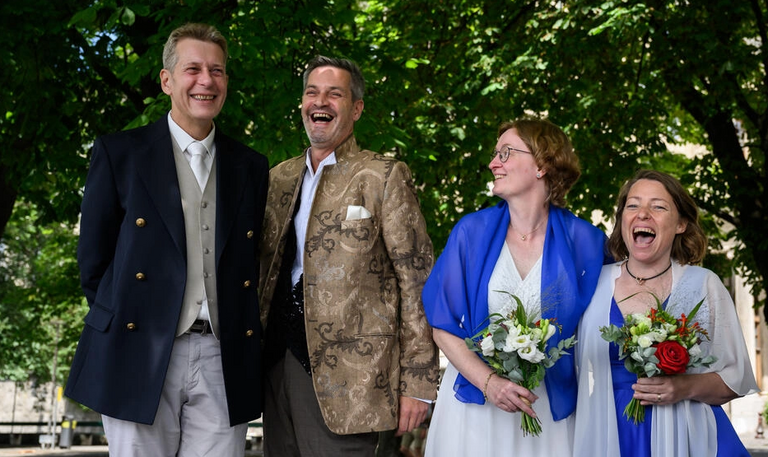 زواج ألو جارنييه وبيتر لو