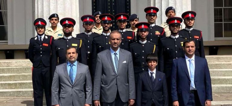 اللواء الركن صالح محمد بن مجرن العامري خلال زيارته للمملكة المتحدة