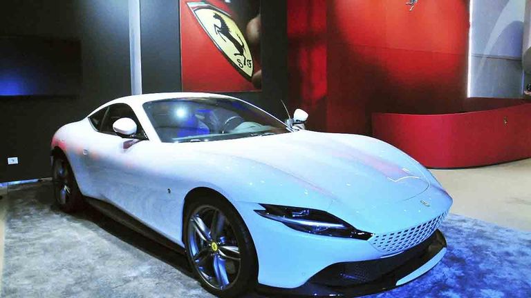 حفل إطلاق سيارة فيراري روما في مصر سيارة فيراري