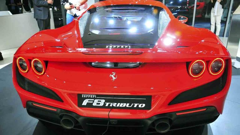 حفل إطلاق سيارة فيراري روما في مصر سيارة فيراري
