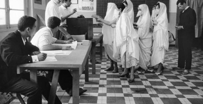 تصويت الجزائريين على الاستقلال