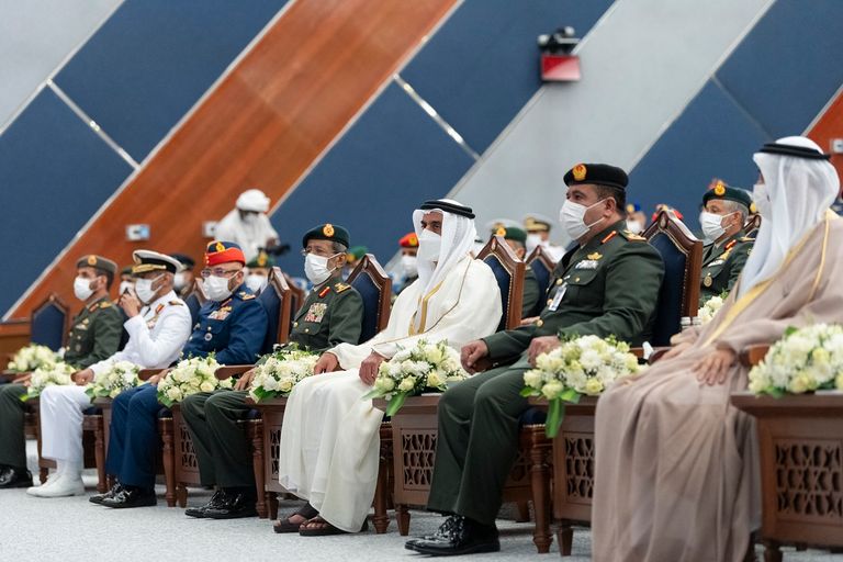 الشيخ الفريق سيف بن زايد آل نهيان خلال الحفل