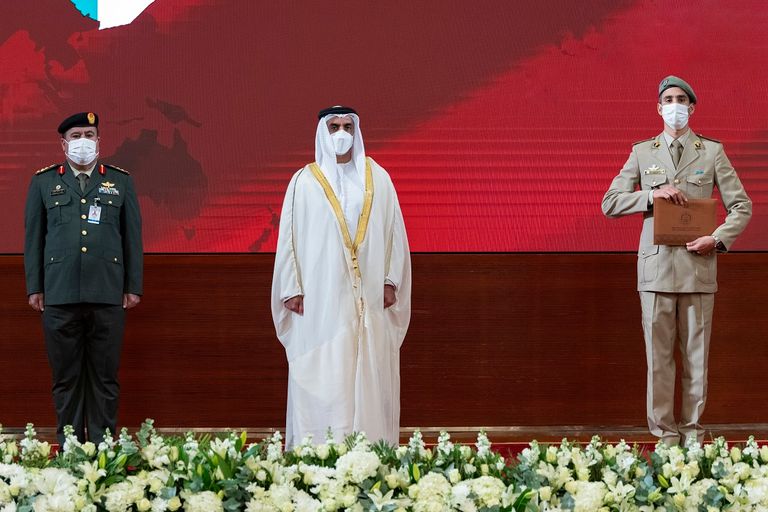 الشيخ الفريق سيف بن زايد آل نهيان خلال الحفل