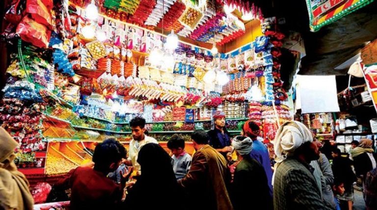 جانب من استعدادات اليمنيين للعيد