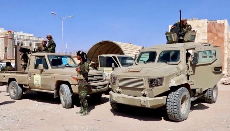وحدات أمنية لقوات دفاع شبوة في مدينة عتق