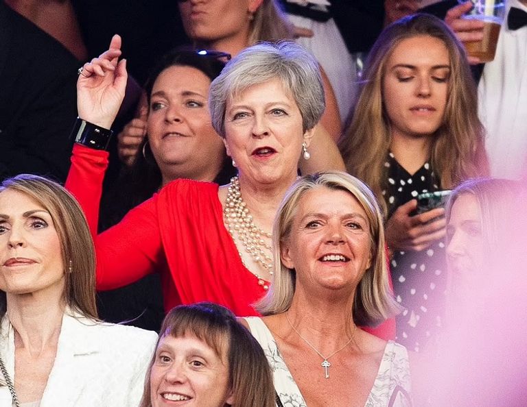 تيريزا ماي وزوجها فيليب