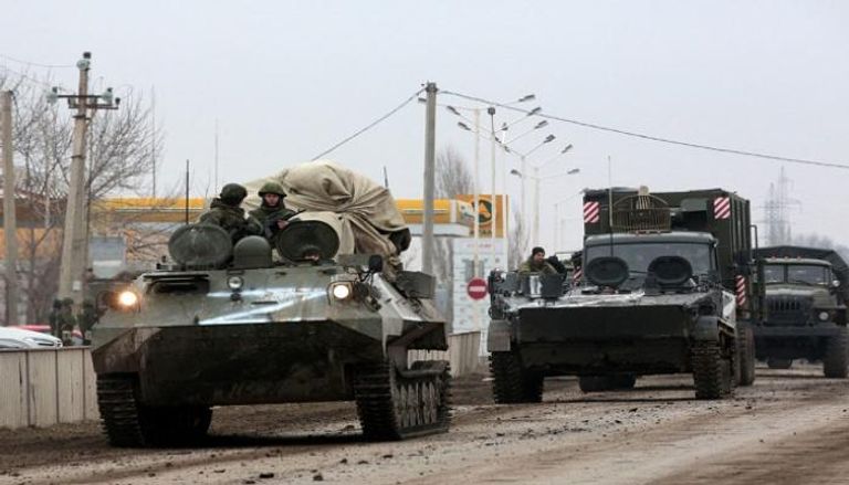 القوات الروسية خلال عمليتها في أوكرانيا