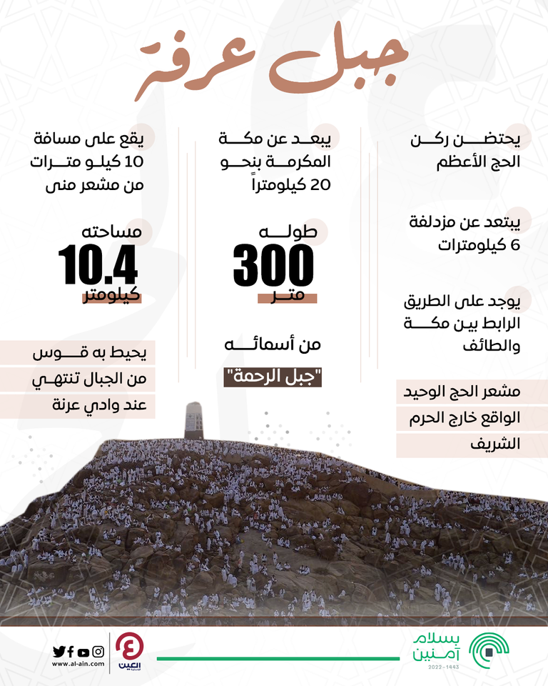 الحجاج على جبل عرفة - أرشيفية