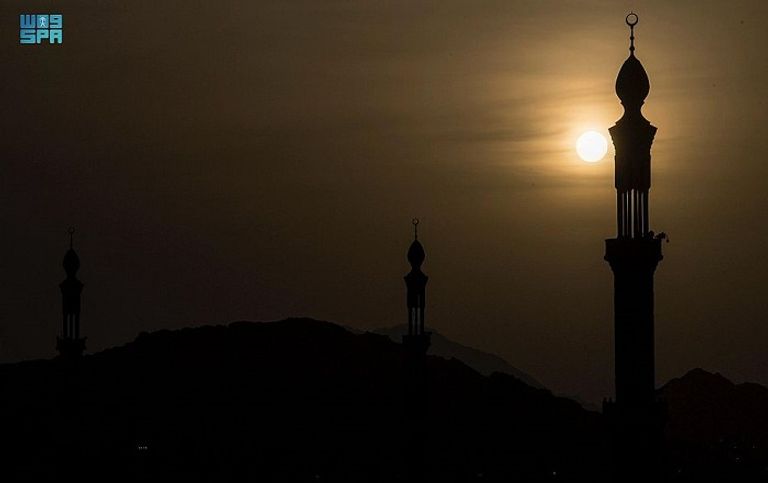 صورة قديمة لمسجد نمرة قبل التوسعات الأخيرة
