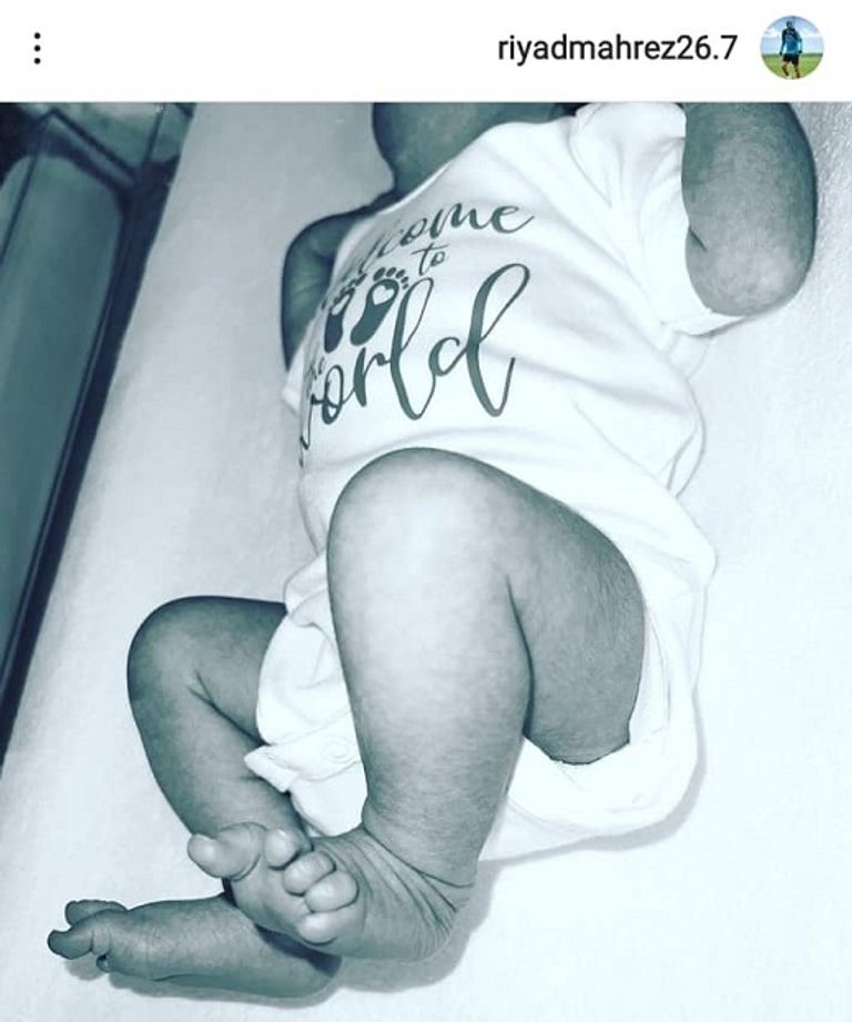 ميلا ابنة رياض محرز رياض محرز لاعب مانشستر سيتي