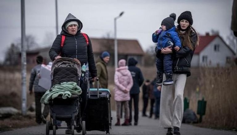 اللاجئين الأوكرانيين في شرق أوروبا