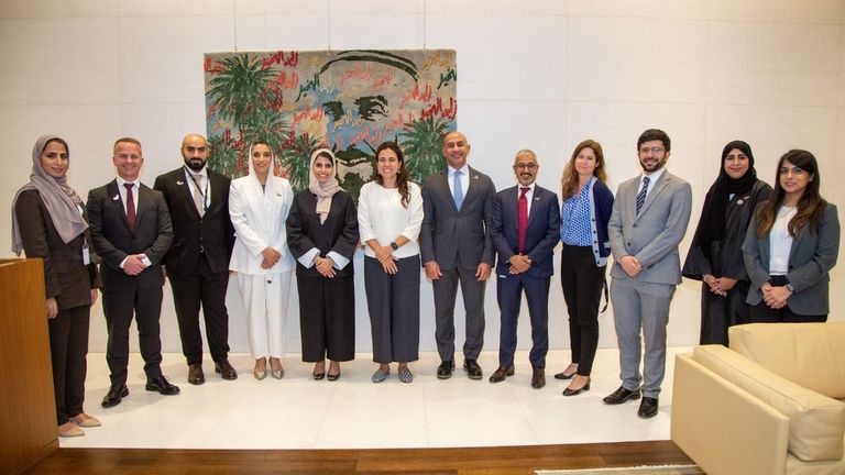 صورة جماعية لوفد دولة الإمارات في منتدى الأمم المتحدة  