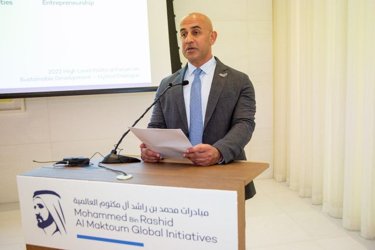 كلمة عبدالله لوتاه نائب رئيس اللجنة الوطنية الإماراتية لأهداف التنمية المستدامة 