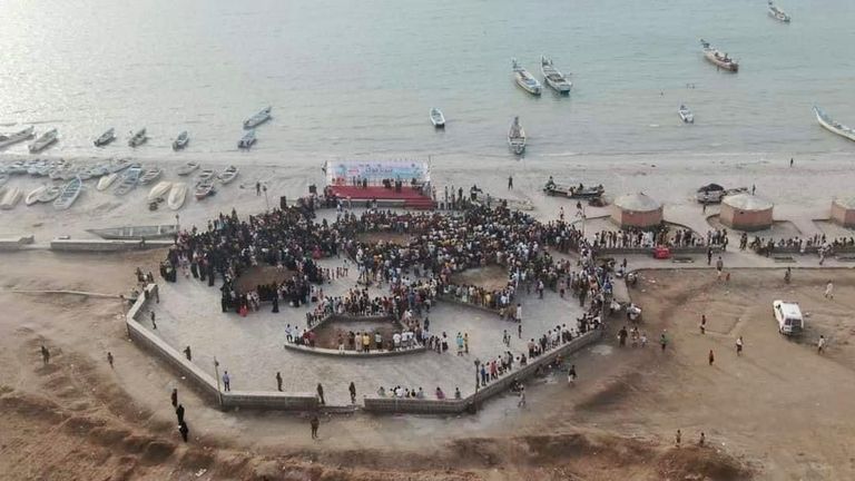 قصف حوثي يستهدف فعالية فنية في تعز