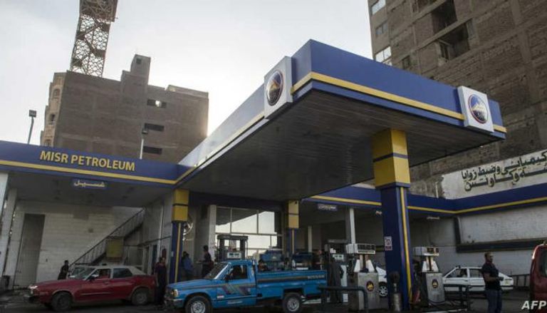 محطة تموين وقود تابعة لشركة مصر للبترول