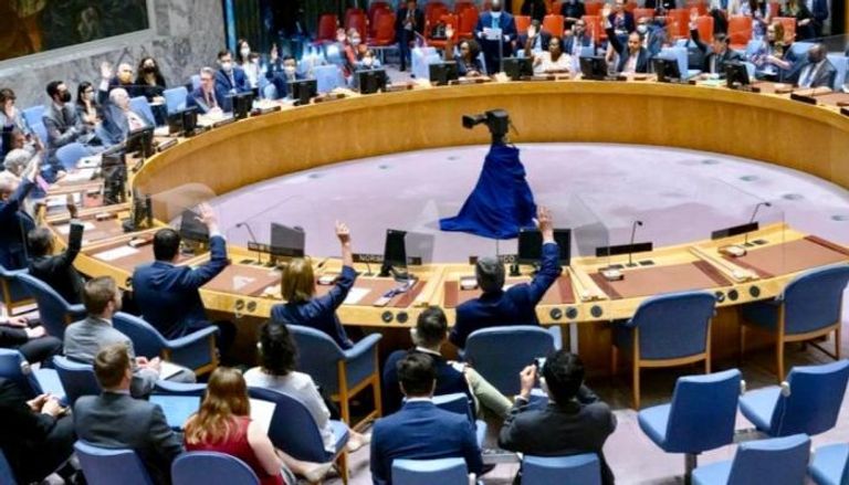 جانب من تصويت مجلس الأمن لتمديد مهمة البعثة الأممية في الحديدة