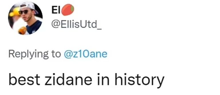 إشادة بزيدان إقبال زيدان إقبال ضد ليفربول