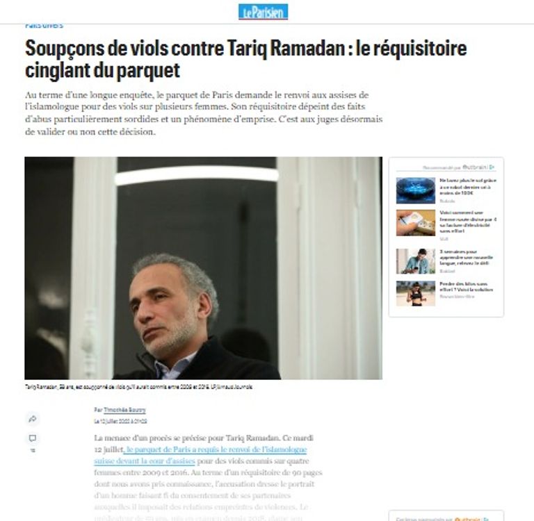 طارق رمضان حفيد مؤسس تنظيم الإخوان حسن البنا