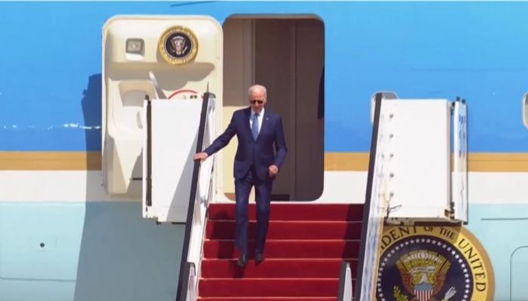 الرئيس الأمريكي جو بايدن يصل إسرائيل