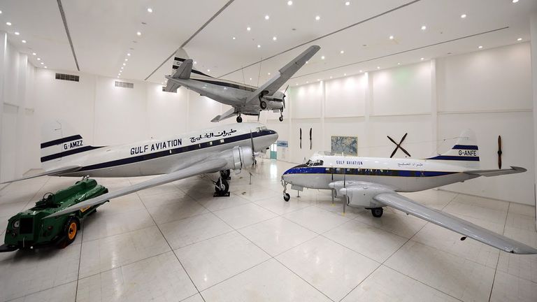 متحف الطيران أحد أماكن السياحة في الشارقة