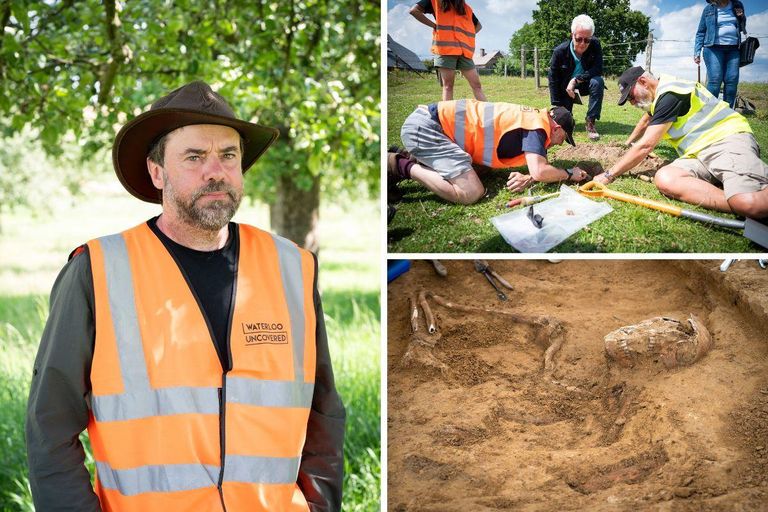 جانب من عملية الاكتشاف