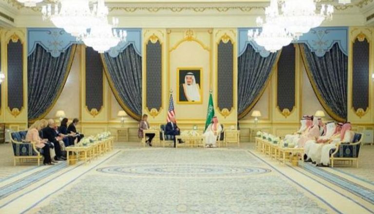 جلسة مباحثات بين الأمير محمد بن سلمان بن عبدالعزيز والرئيس الأمريكي جو بايدن