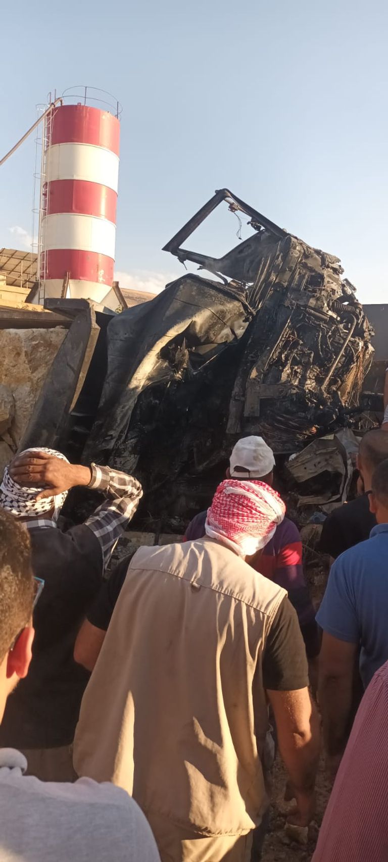 آثار الحادث