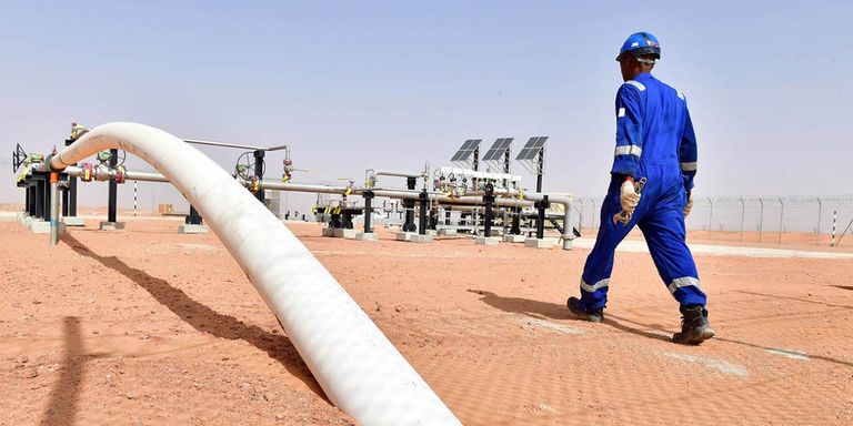 حقل غازي جنوبي الجزائر علما الجزائر والاتحاد الأوروبي