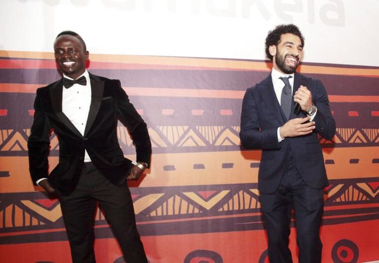محمد صلاح وساديو ماني ساديو ماني أفضل لاعب في أفريقيا 2019