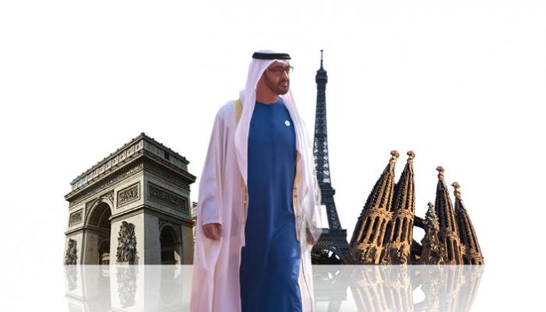 بيان إماراتي-فرنسي مشترك في ختام زيارة الشيخ محمد بن زايد آل نهيان رئيس دولة الإمارات